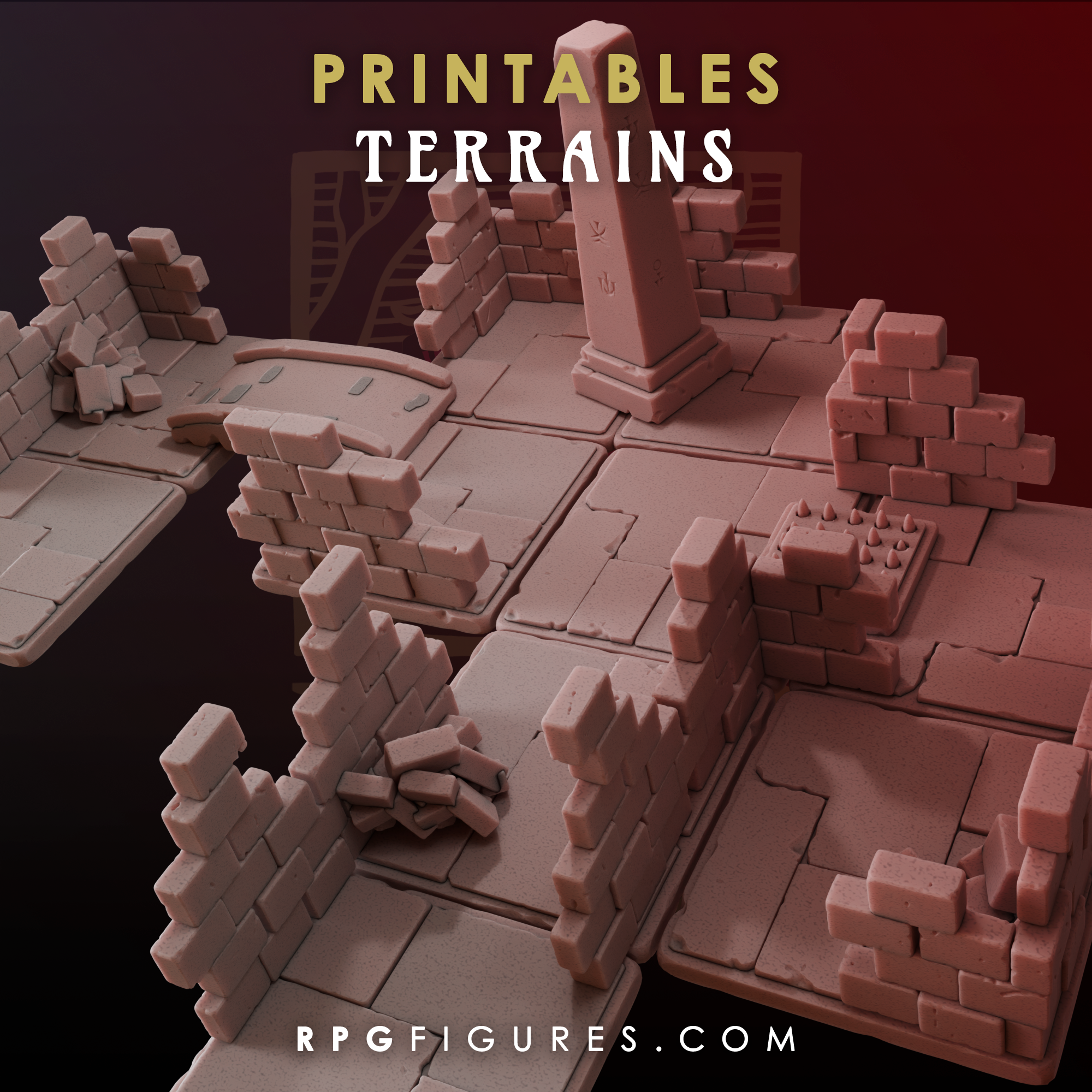 Printable Terrains - Dungeon Pack 1